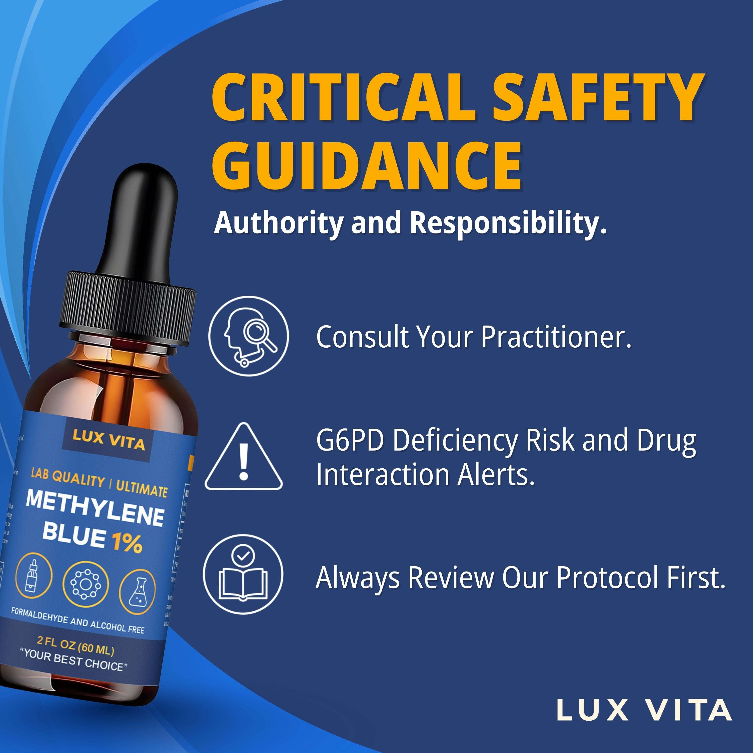 Methylene Blue 1% Drops — Pharmaceutical-Grade