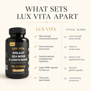 Daily Vitality Trio — comparison