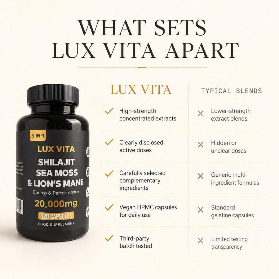 Daily Vitality Trio — comparison
