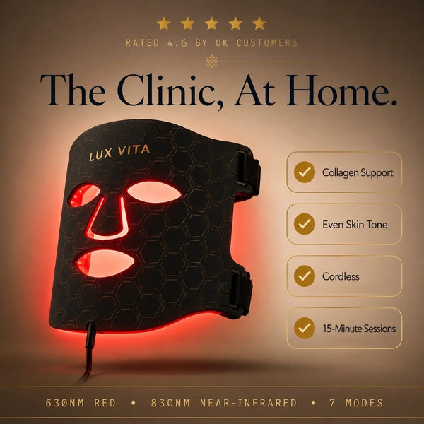 Red Light Therapy Mask — rated 4.6 by UK customers