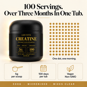 100 servings, over three months in one tub