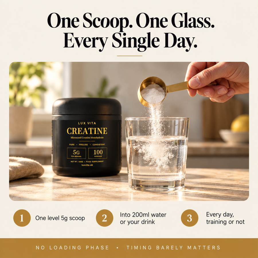 One scoop, one glass, every single day