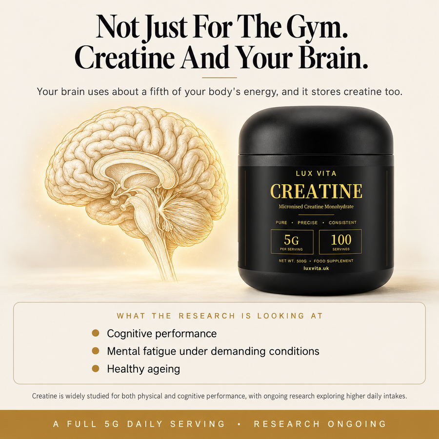 Not just for the gym — creatine and your brain